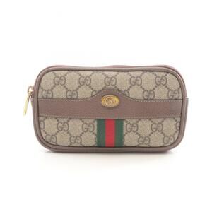GUCCI Brown Leather Fanny Pack